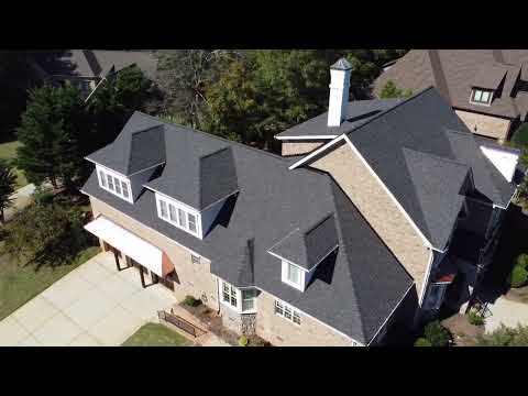 3D Drone Roof Flyover — Top Gun Roofing project video